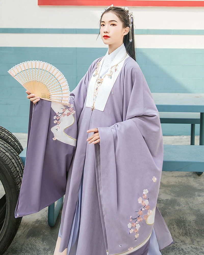A Chinese Style Hanfu Suitable for Winter - Changshan - 2021