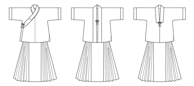 Hanfu Making(7) - Banbi Cutting & Sewing Patterns - Newhanfu