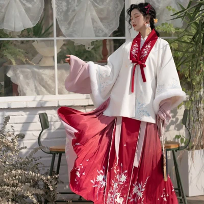 7 Cute and Comfy Winter Hanfu Outfits in 2022 - Newhanfu