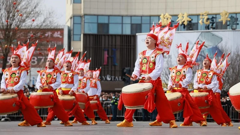 Spring Festival in Shaanxi: The Unique Ancient Drums